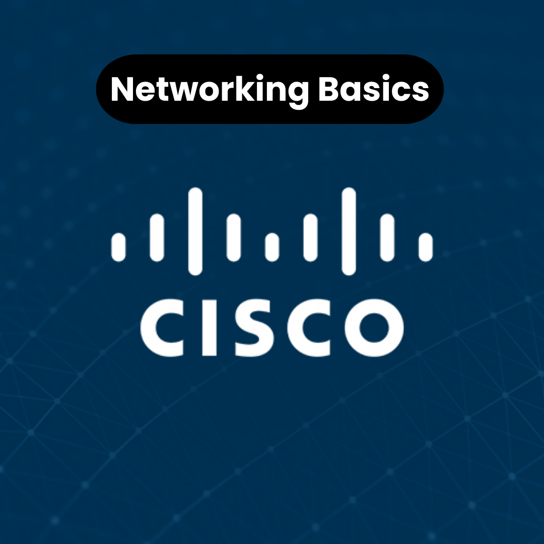 Image of Cisco Logo with title Networking Basics